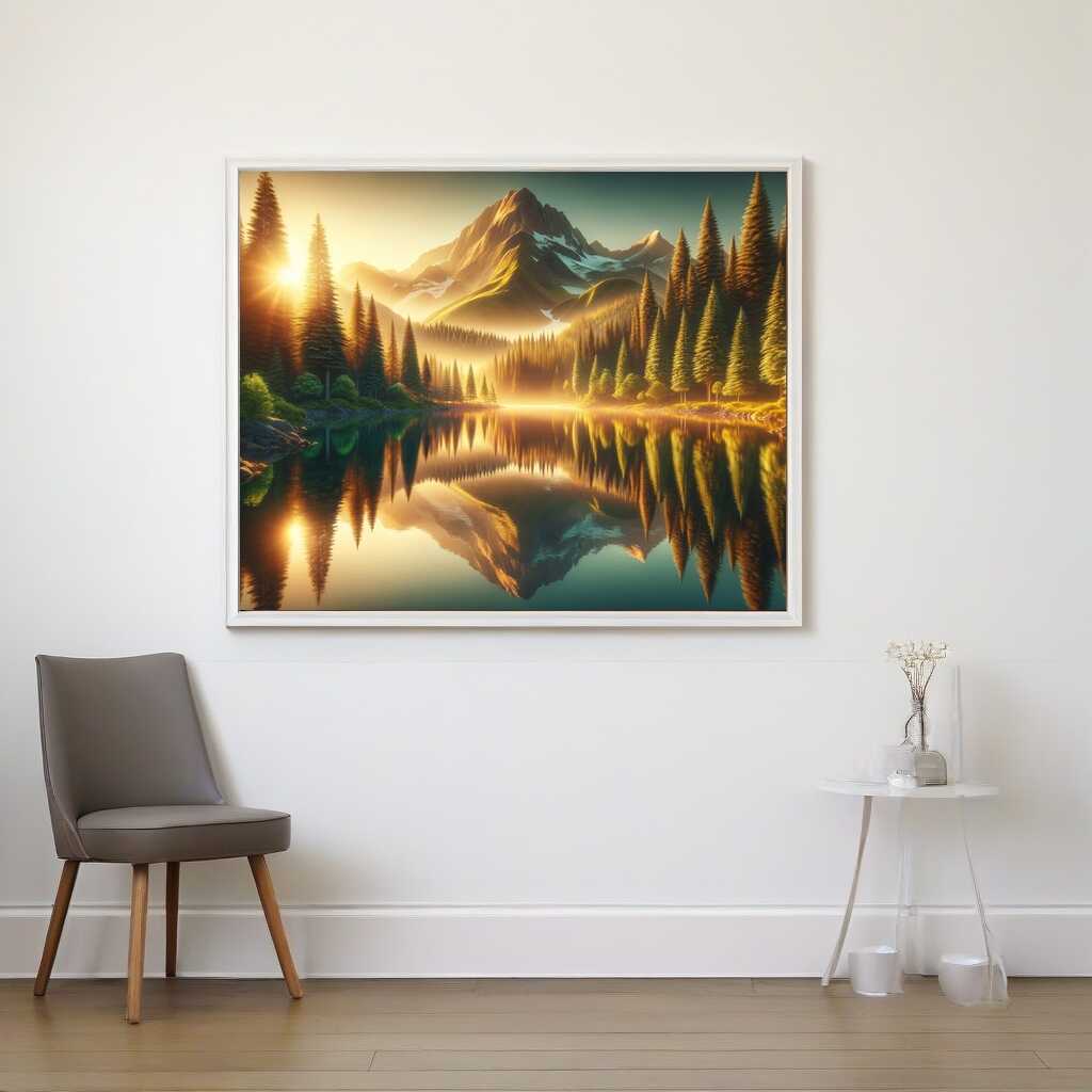 Paint by Numbers - Forest lake