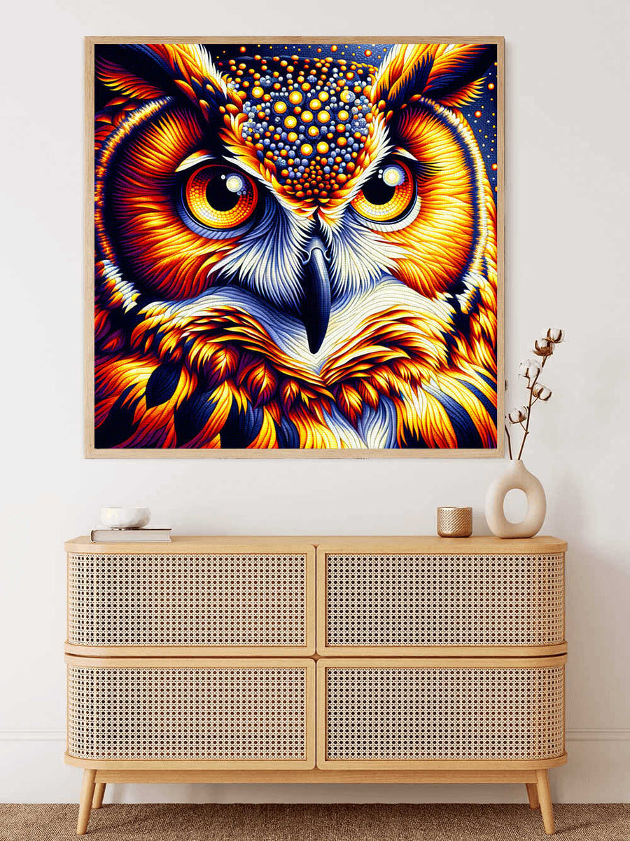 Paint by Numbers - Owl Face
