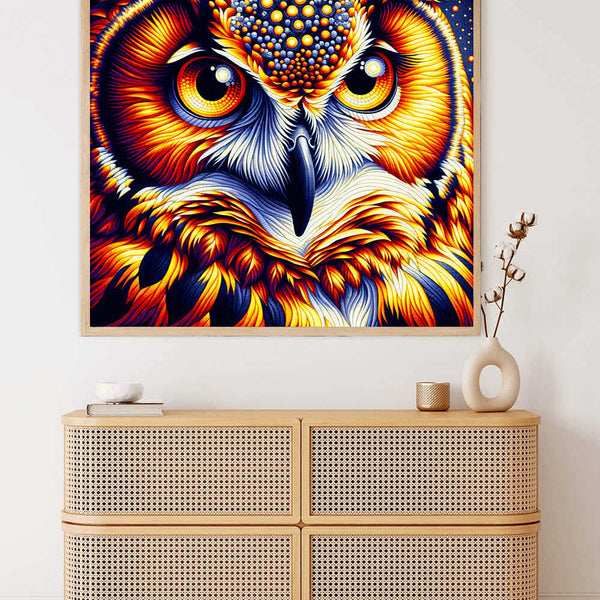 Paint by Numbers - Owl Face