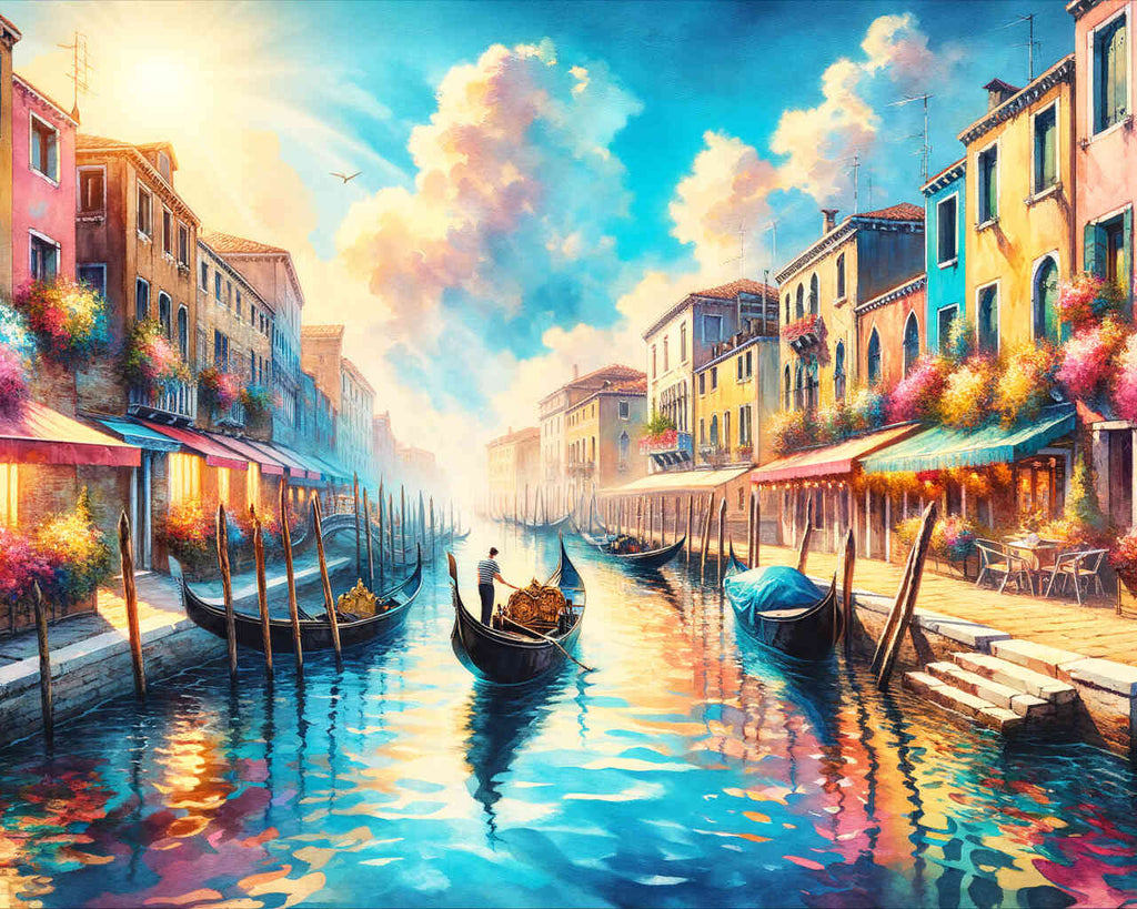 Paint by Numbers - Venice Blue Sky