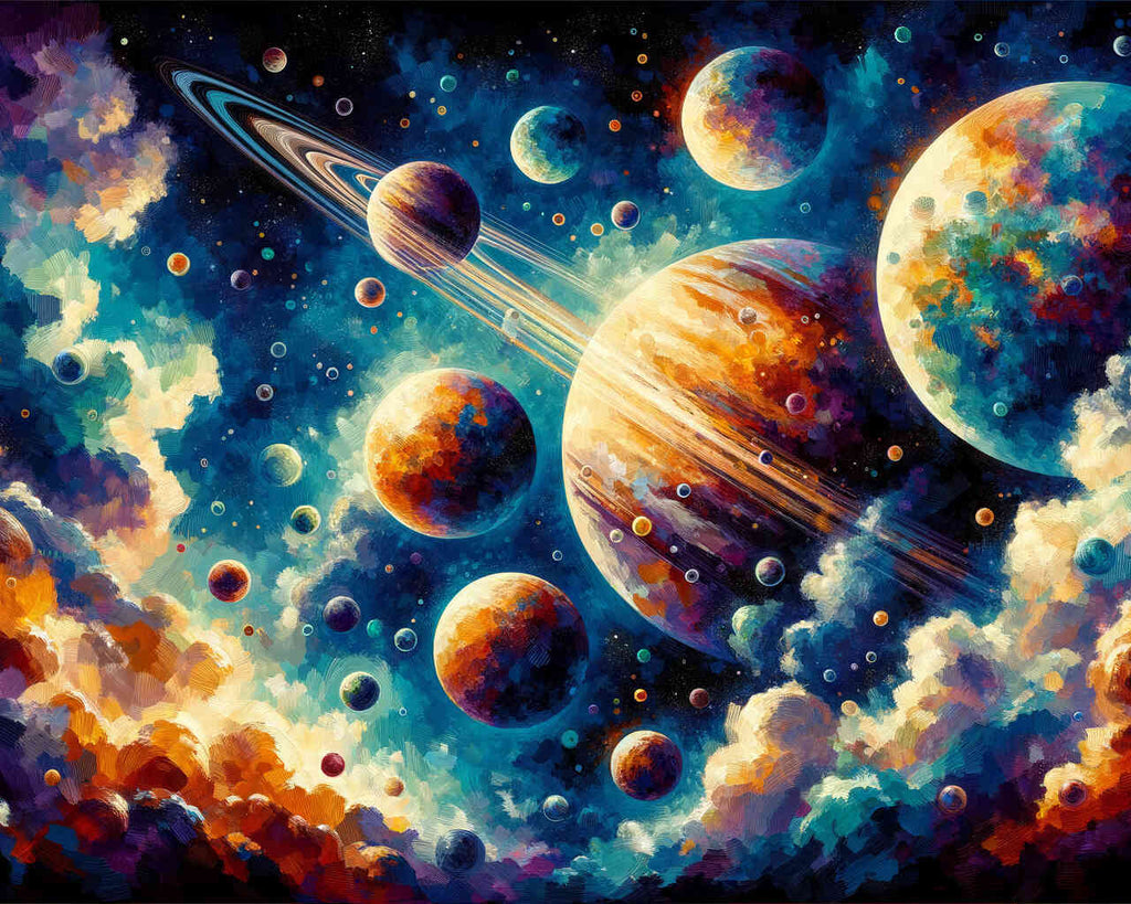 Paint by Numbers - Planet system