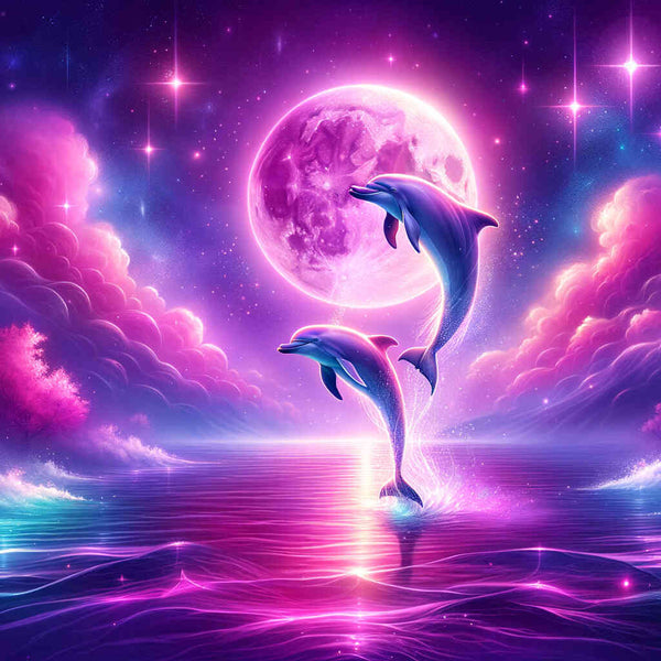 Paint by Numbers - Dolphin magic