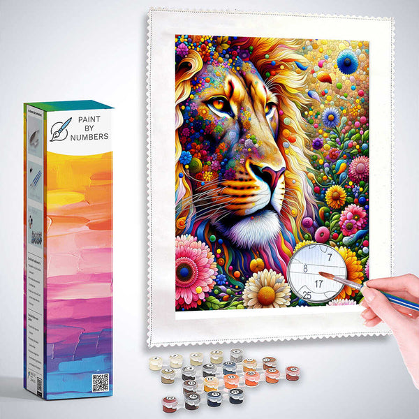 Paint by Numbers - Pretty lion
