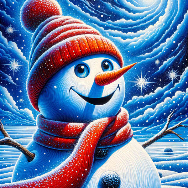 Paint by Numbers - Snowman, comic