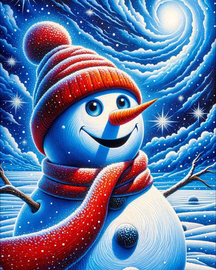 Paint by Numbers - Snowman, comic