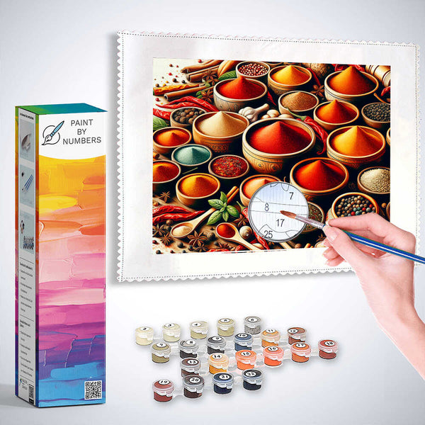 Paint by Numbers - Spices of the world