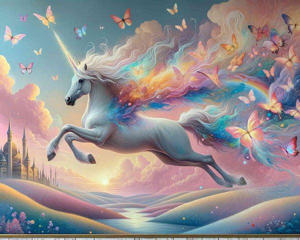 Paint by Numbers - Butterfly unicorn