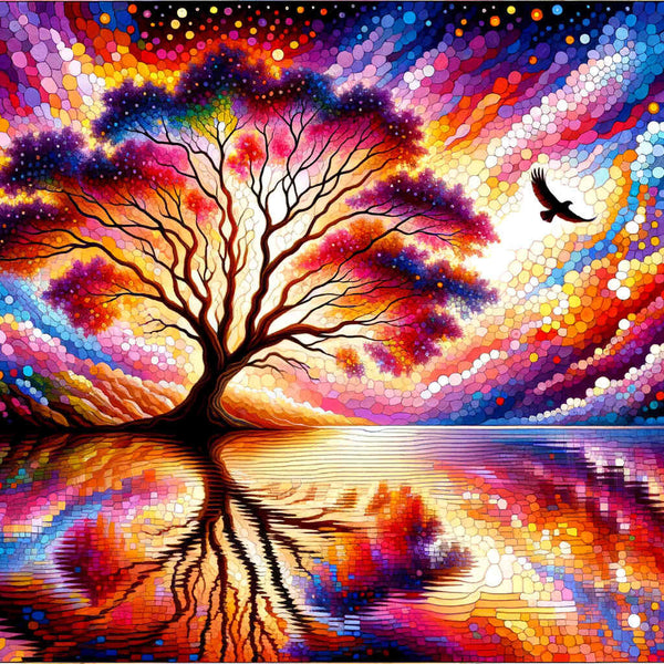 Paint by Numbers - Rainbow sky