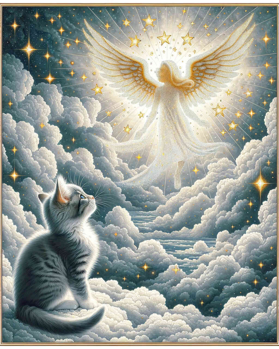 Paint by Numbers - Cat angel