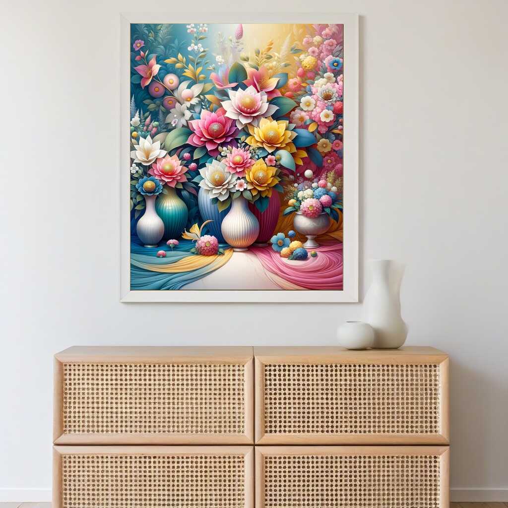 Paint by Numbers - Gorgeous bouquet of flowers