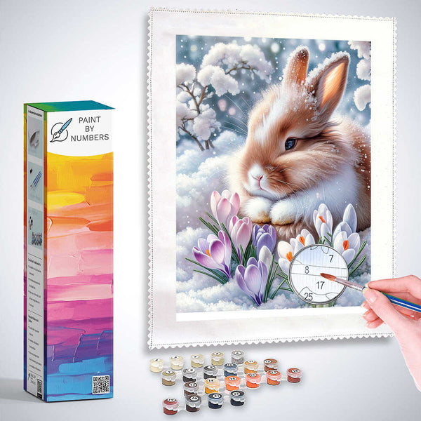 Paint by Numbers - Bunny in the snow