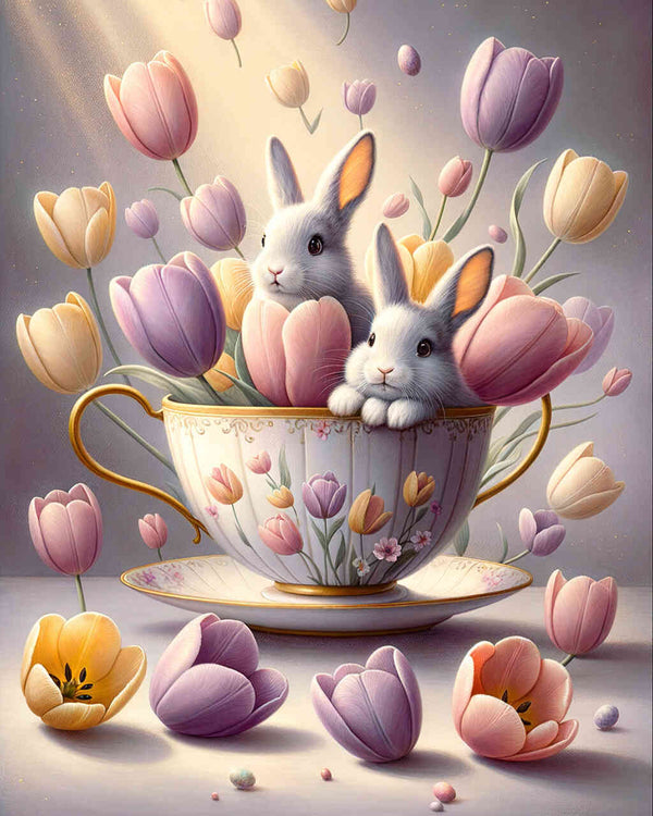 Paint by Numbers - Easter Cups