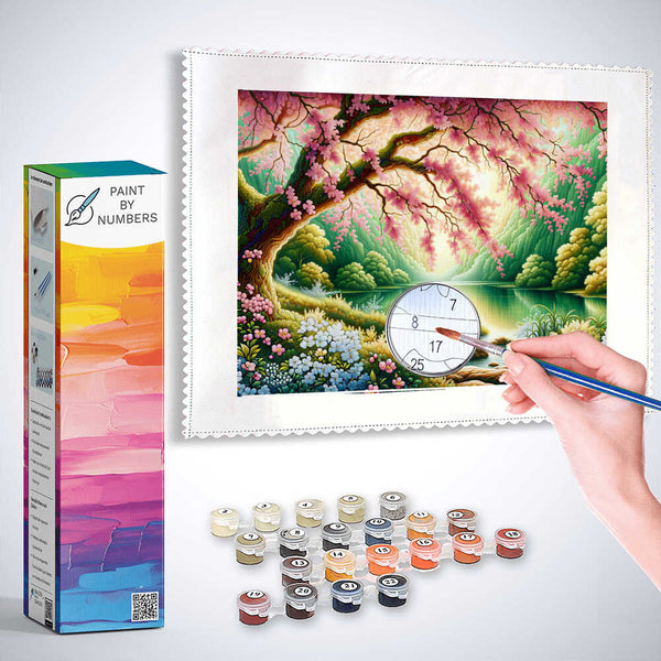 Paint by Numbers - Beautiful tree