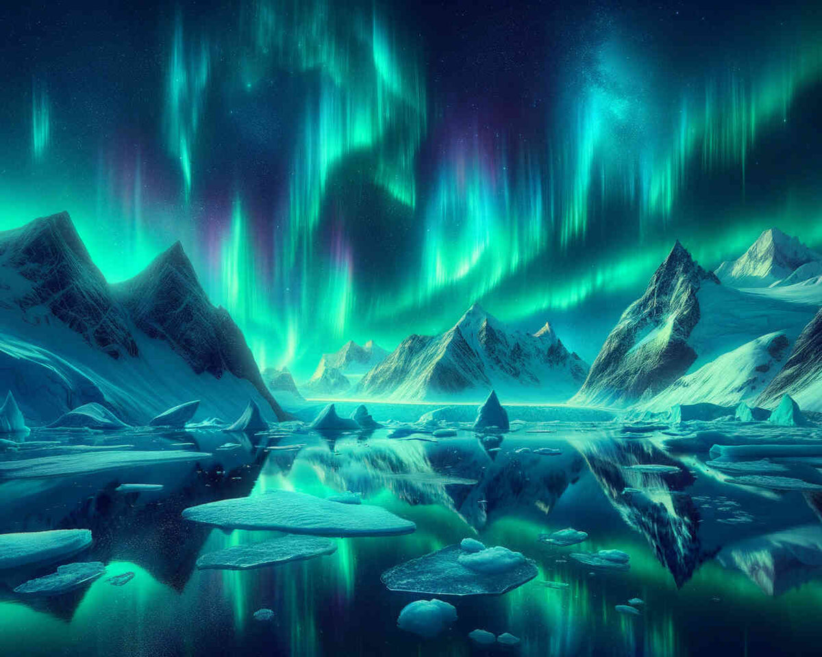 Paint by Numbers - Ice Polar Lights