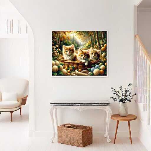 Three kittens - Paint by Numbers