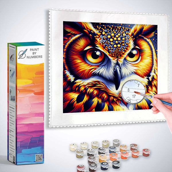 Paint by Numbers - Owl Face