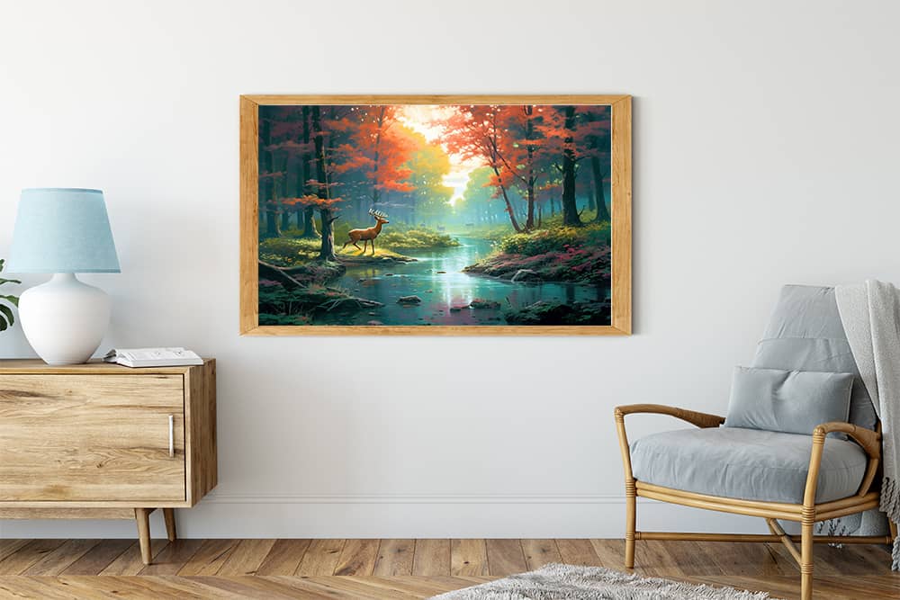 Forest, deer - Paint by Numbers