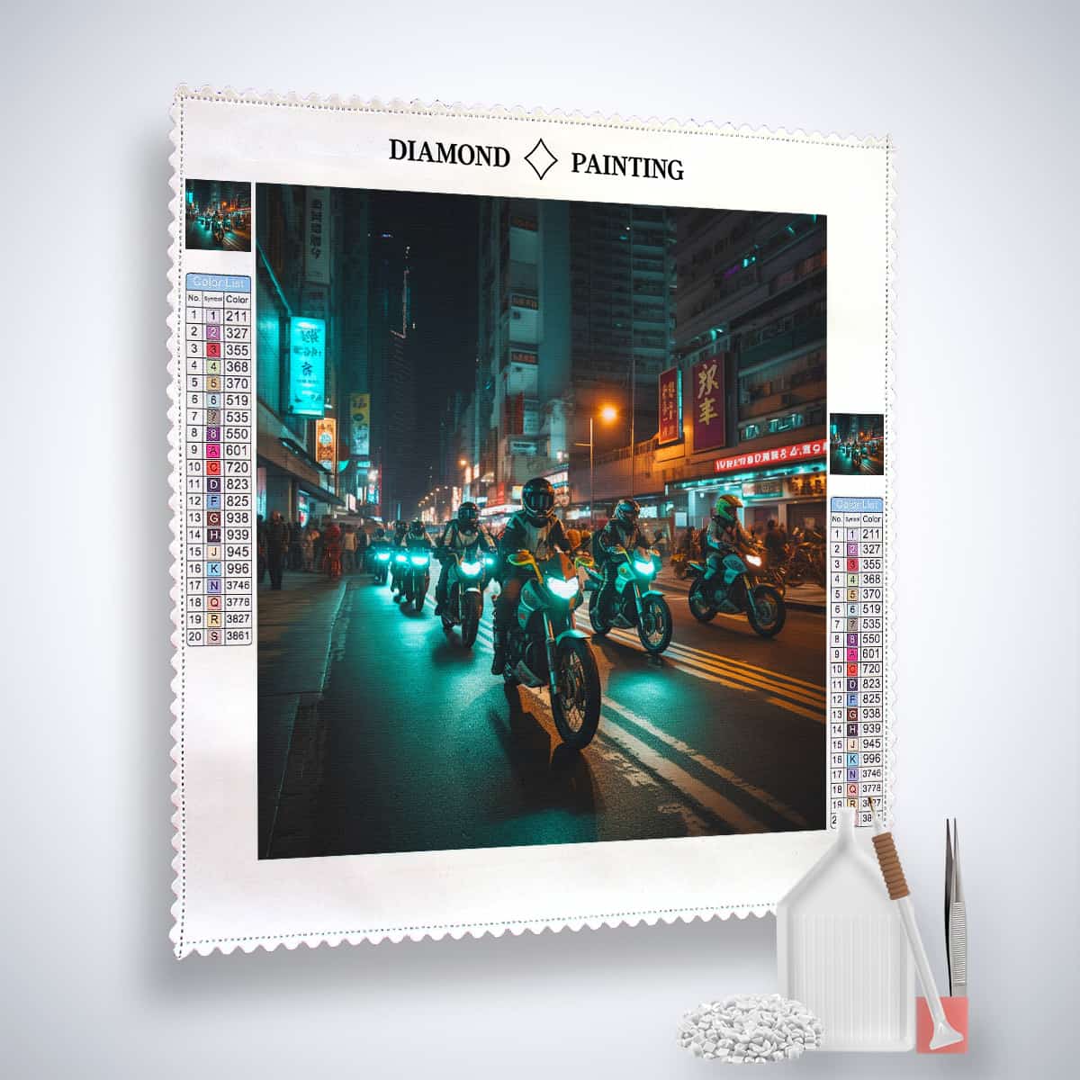 Diamond Painting Kit - Street King with Paint by Numbers Canvas and Tools