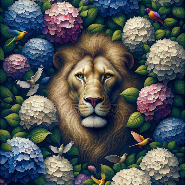 Paint by Numbers - Low Look Through Hortensia