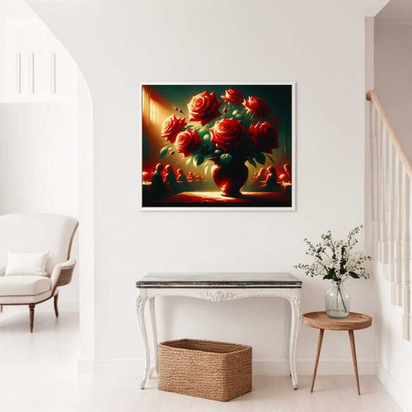 Paint by Numbers - Roses in the vase