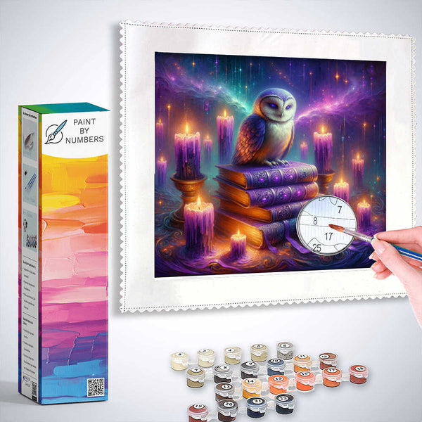 Paint by Numbers - Writing Owl