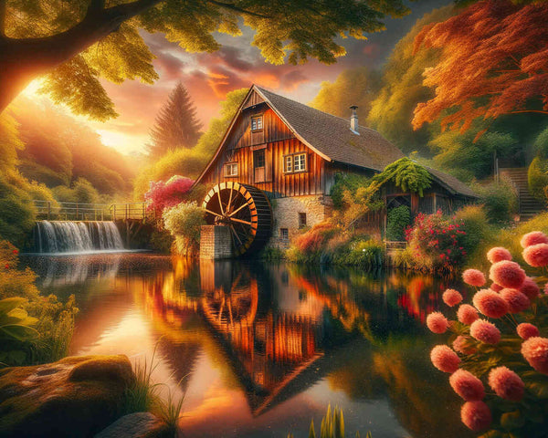 Paint by Numbers - Water Muhle