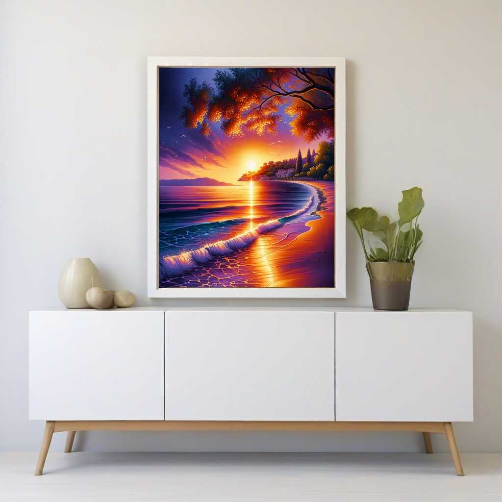 Paint by Numbers - Sunset Romantic Bay
