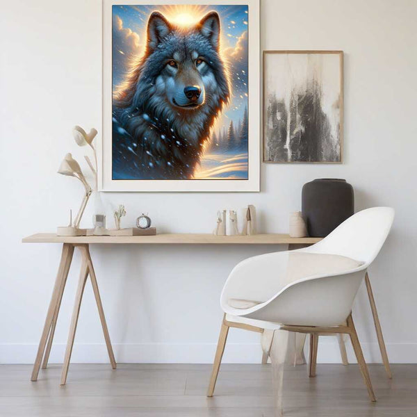 Paint by Numbers - Wolf with Thick Fur