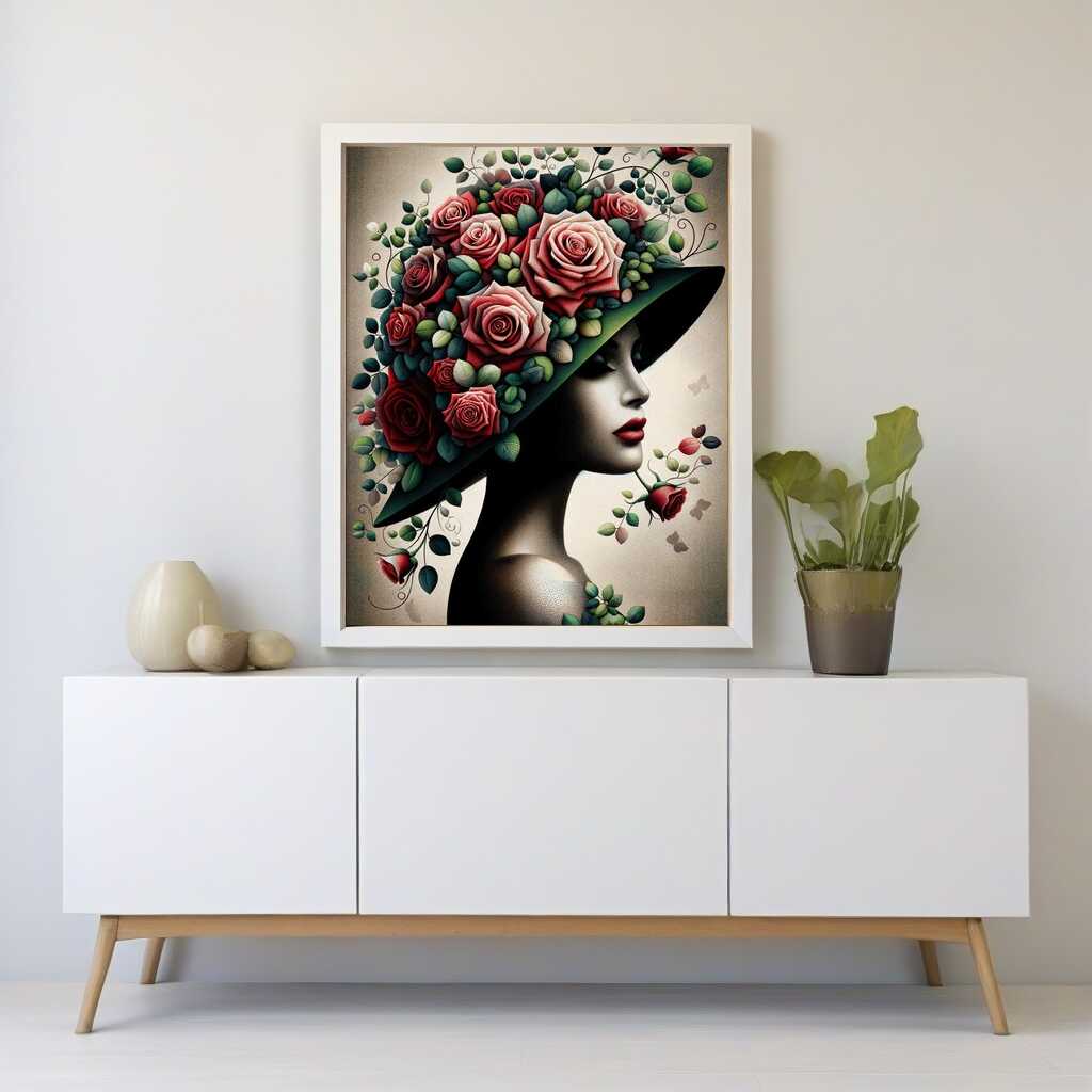 Paint by Numbers - Rose Hat
