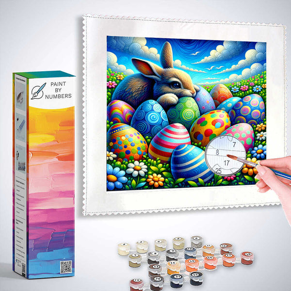 Paint by Numbers - Hidden Easter Bunny