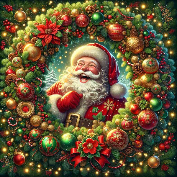 Paint by Numbers - Christmas wreath