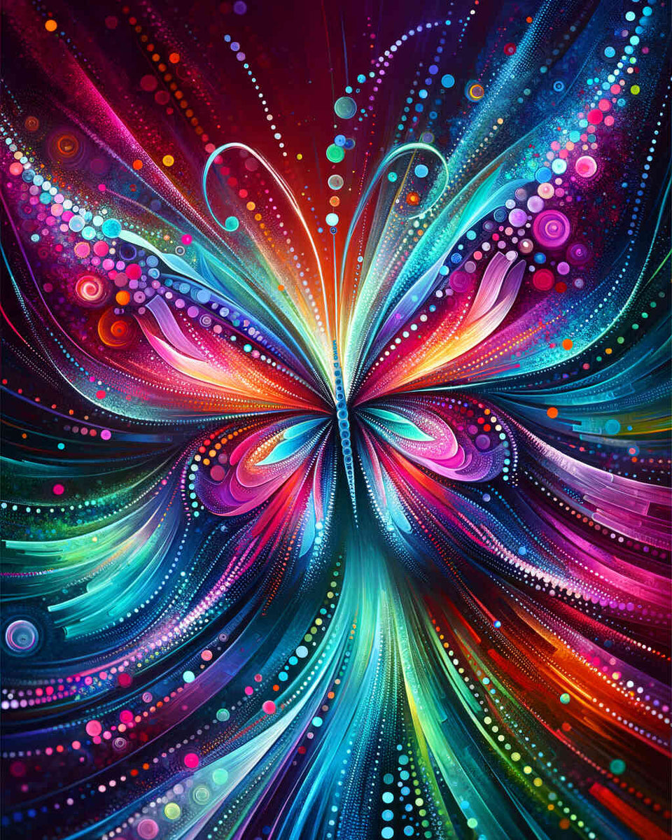 Paint by Numbers - Fan butterfly