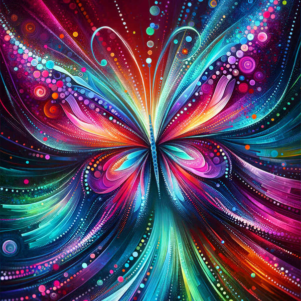 Paint by Numbers - Fan butterfly