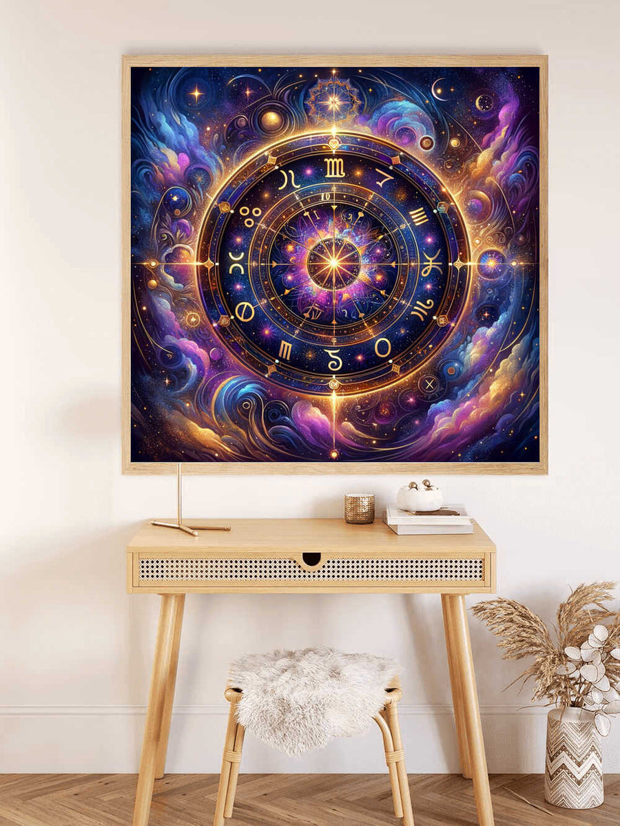 Paint by Numbers - Star Sign Clock