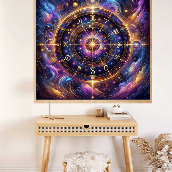 Paint by Numbers - Star Sign Clock