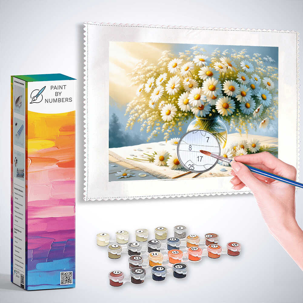 Daisies Bouquet - Paint by Numbers
