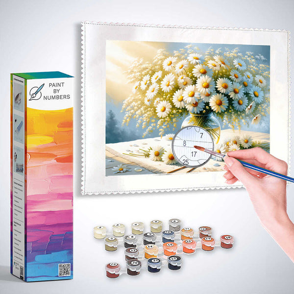 Daisies Bouquet - Paint by Numbers