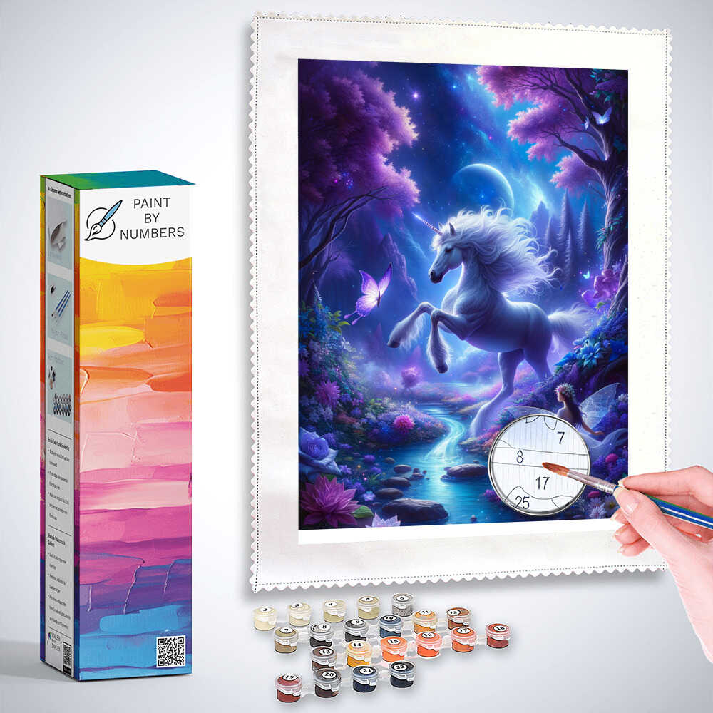 Paint by Numbers - Unicorn dream world