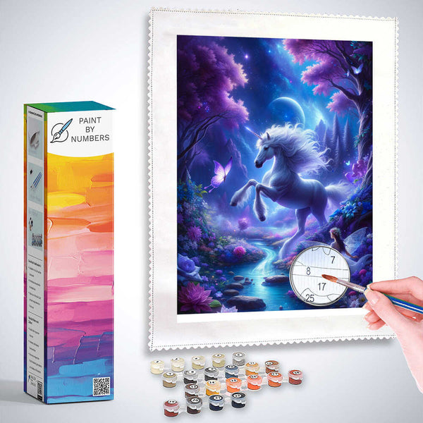 Paint by Numbers - Unicorn dream world