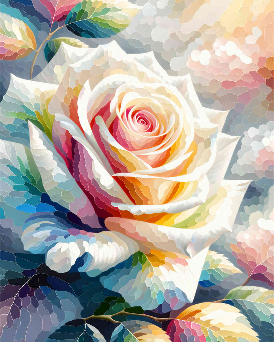 Paint by Numbers - Roses Paint