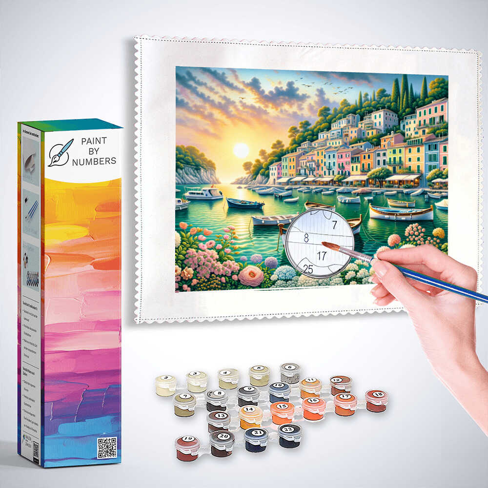 Paint by Numbers - Port City Mediterranean