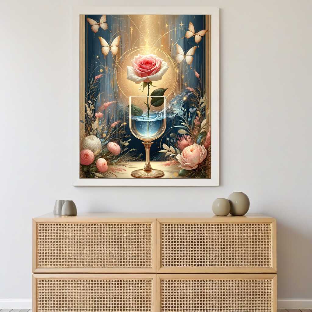 Paint by Numbers - Rose in a Glass