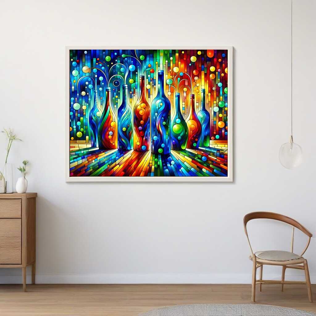 Colorful bottles - Paint by Numbers