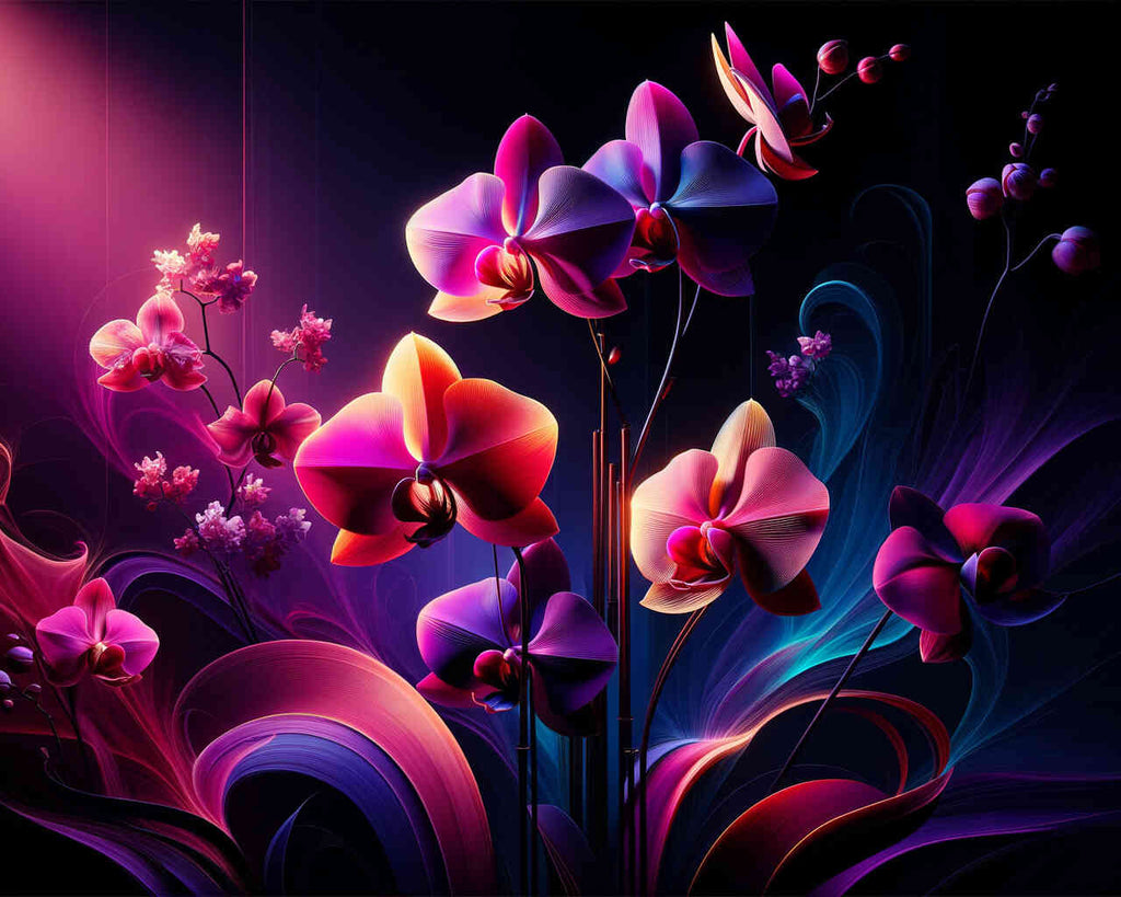 Paint by Numbers - Orchids Color Mix