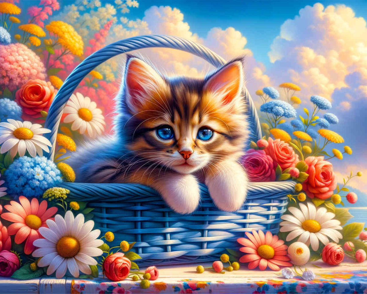 Paint by Numbers - Summer cat