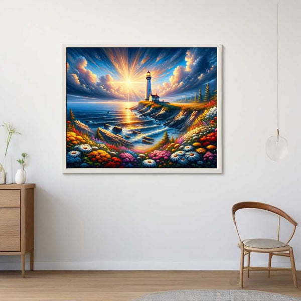 Lighthouse, anchor - Paint by Numbers