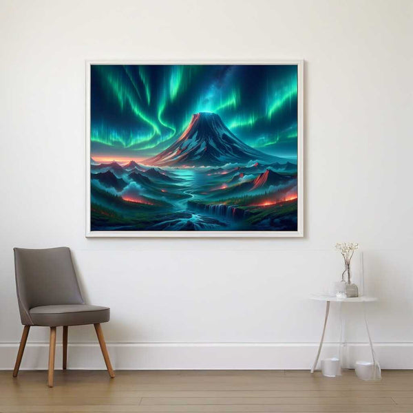 Paint by Numbers - Volcano Polar Lights