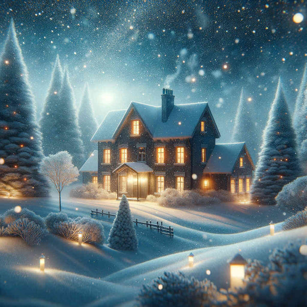 Paint by Numbers - Snowy Christmas House