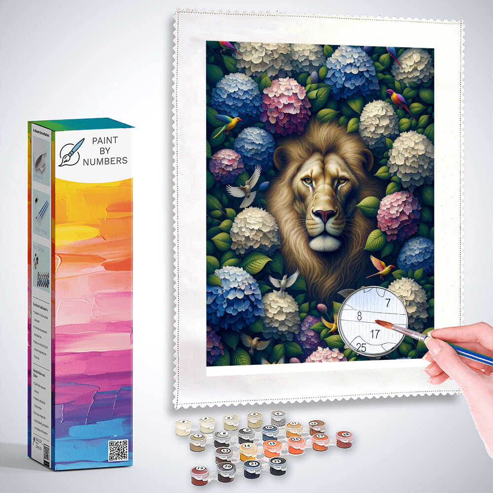 Paint by Numbers - Low Look Through Hortensia