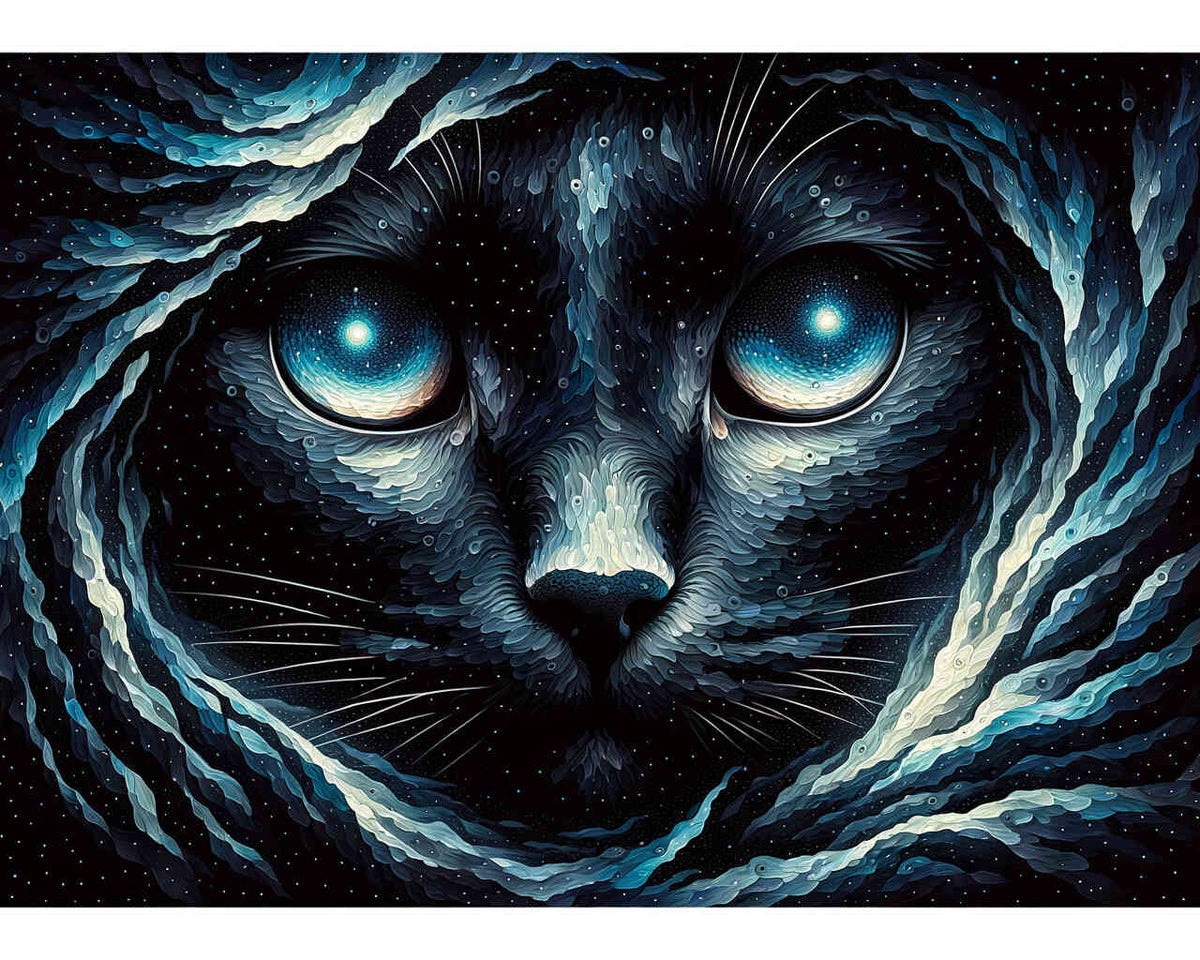 Black cat - Paint by Numbers